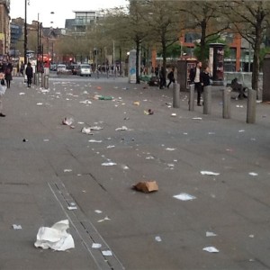 Manchester town centre.